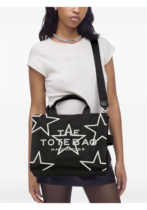 borsa the star canvas medium tote donna nera MARC JACOBS | 2R4HTT018H03001
